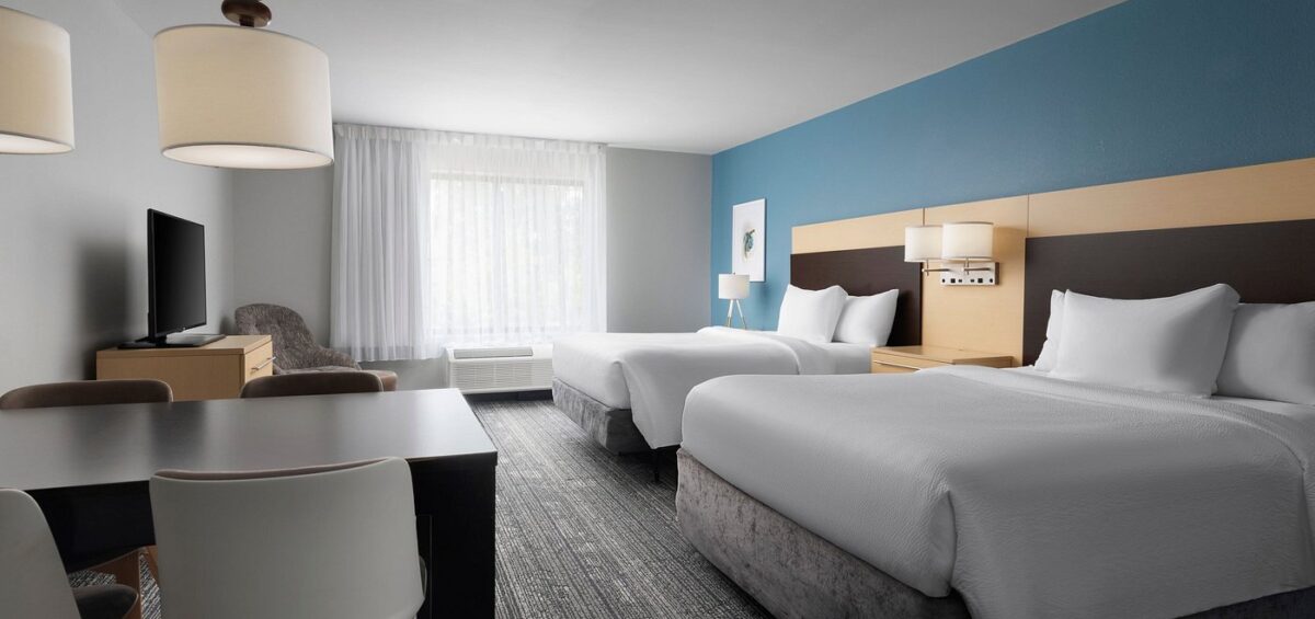 double queen bedroom