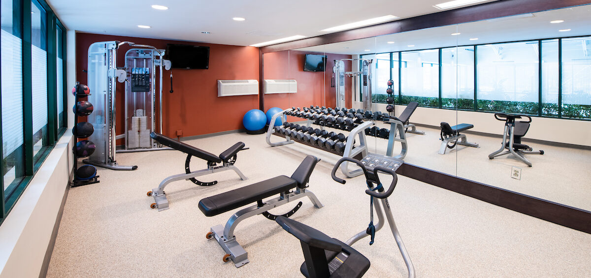 Doubletree Plymouth Fitness Room